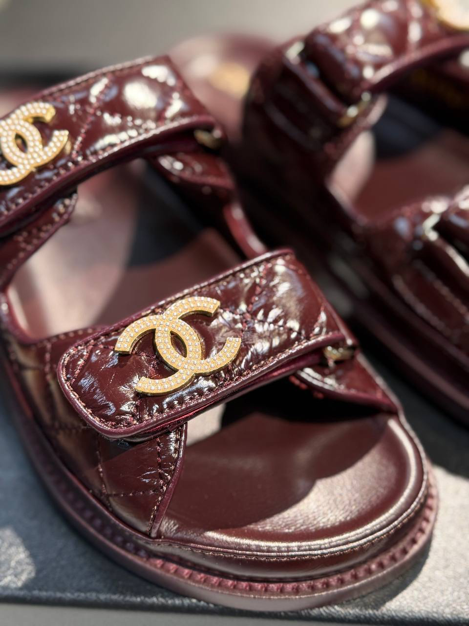 ШЛЕПКИ CHANEL детальное фото