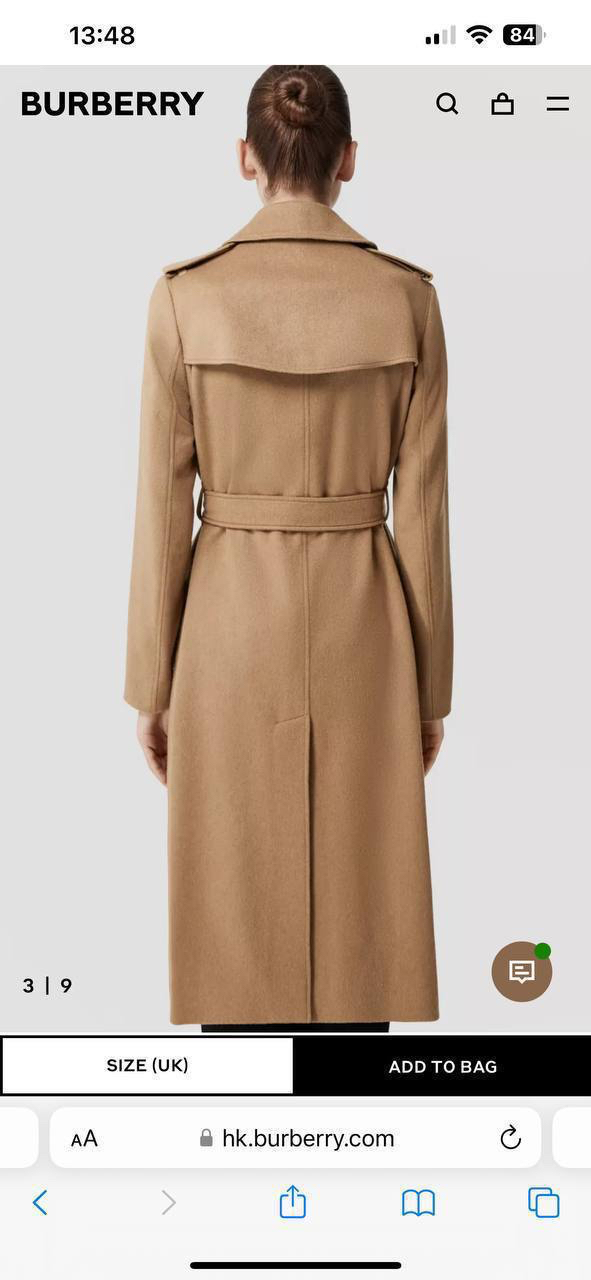 ПАЛЬТО BURBERRY детальное фото