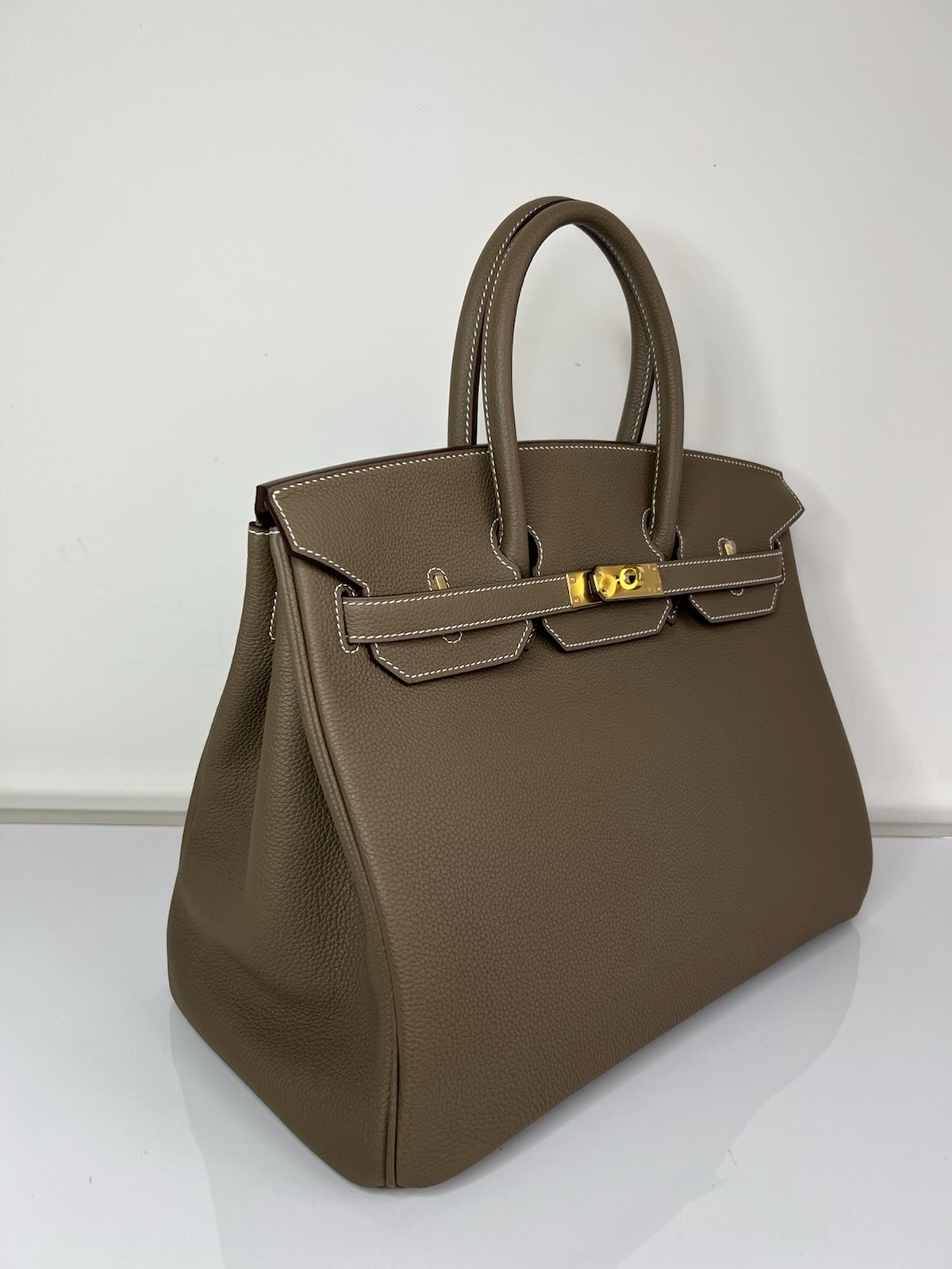 СУМКА HERMES BIRKIN 35 ручная работа детальное фото