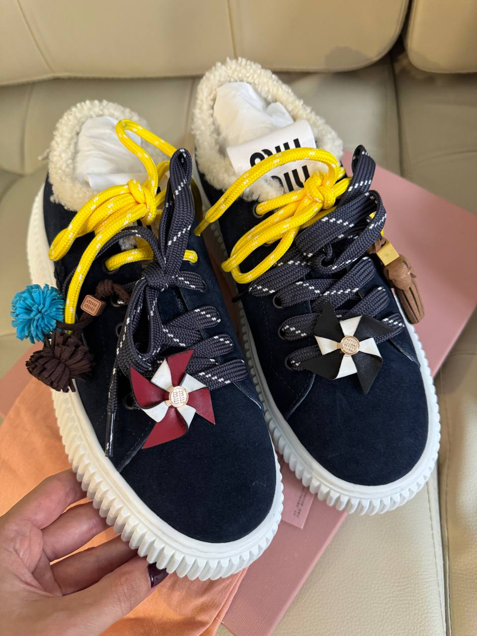 КЕДЫ MIU MIU детальное фото