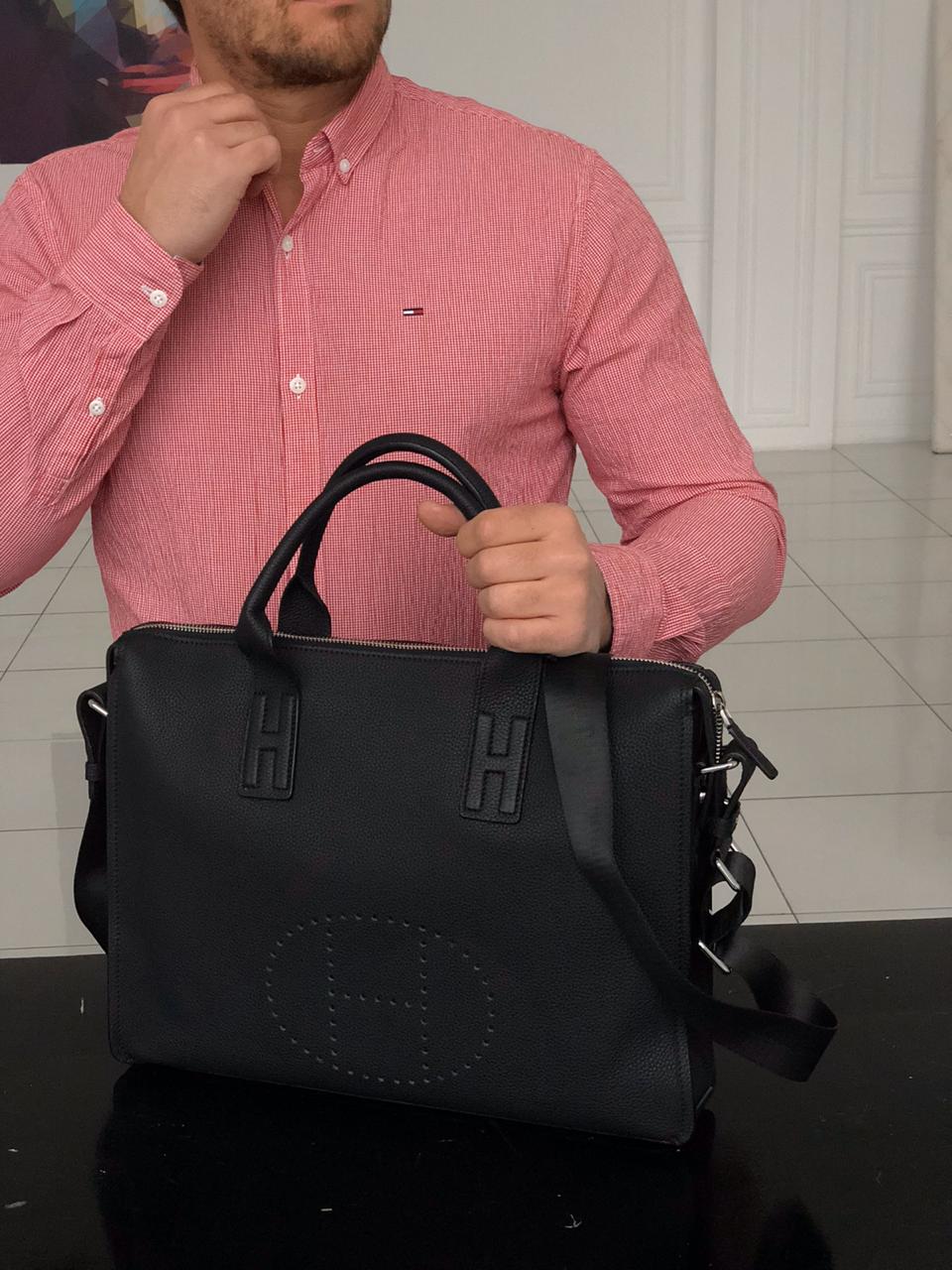 МУЖСКОЙ ПОРТФЕЛЬ HERMES детальное фото