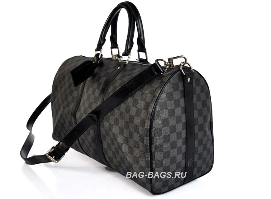 Дорожная сумка LOUIS VUITTON Graphite Keepall 55 детальное фото