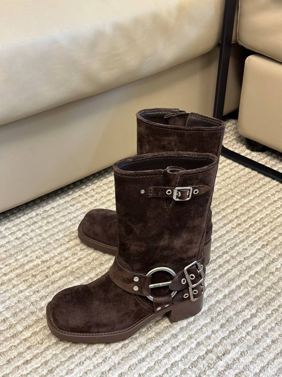 САПОГИ MIU MIU детальное фото