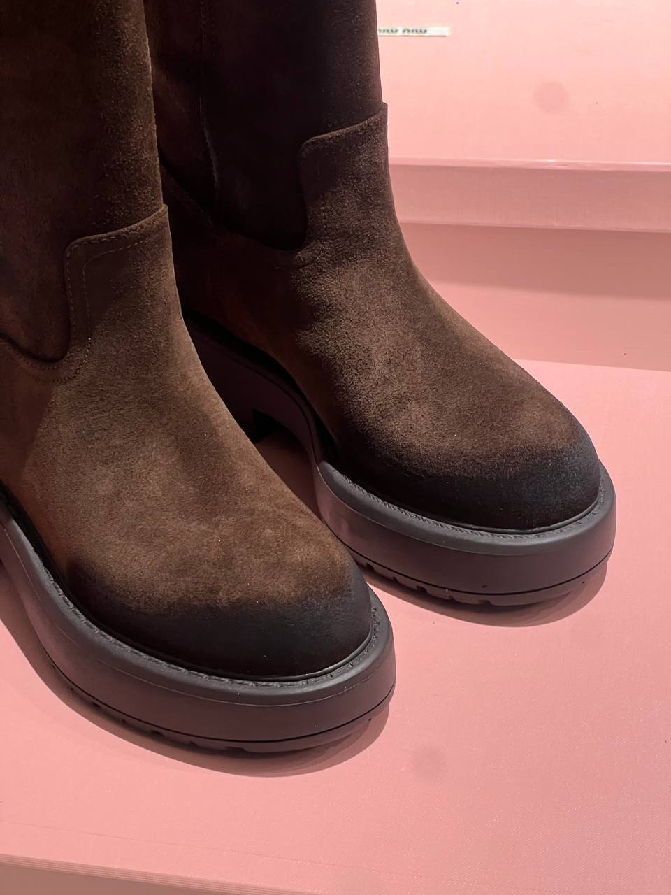 САПОГИ MIU MIU детальное фото