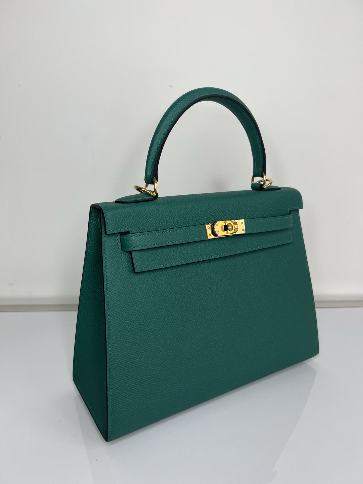 СУМКА HERMES KELLY 25 ручная работа детальное фото