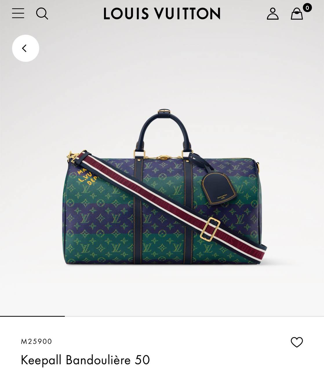 ДОРОЖНАЯ СУМКА LOUIS VUITTON детальное фото