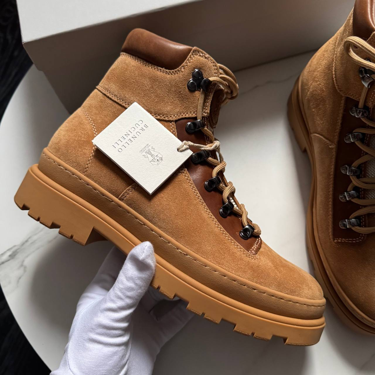 МУЖСКИЕ БОТИНКИ BRUNELLO CUCINELLI детальное фото