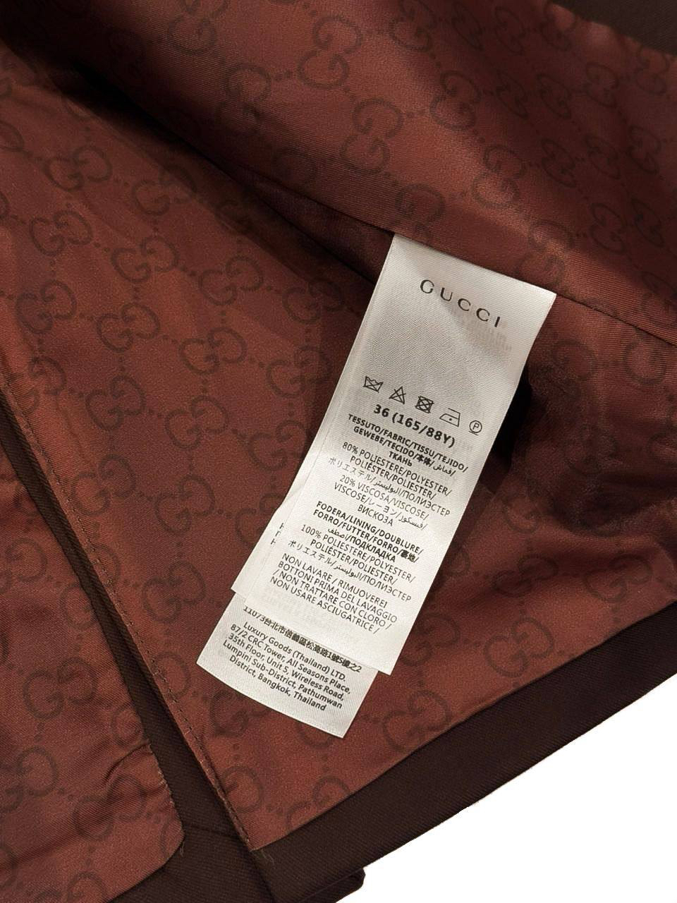 КОСТЮМ GUCCI детальное фото