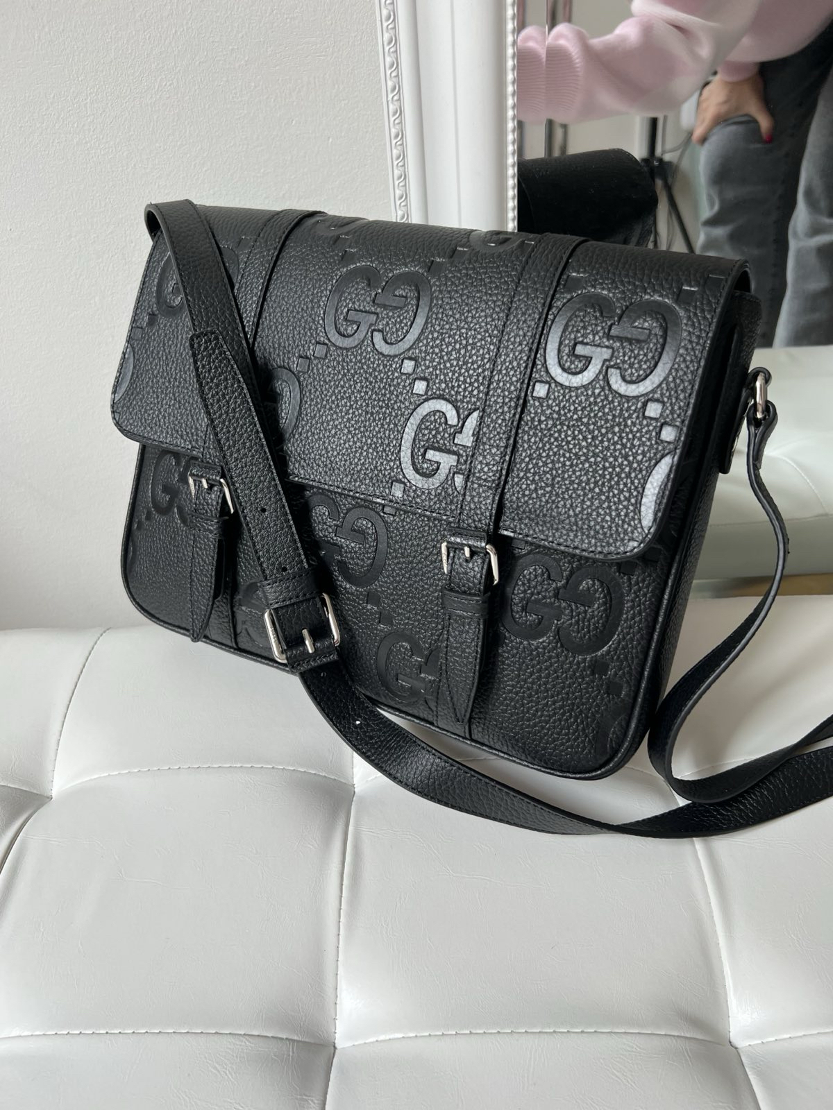 МУЖСКАЯ СУМКА МЕССЕНДЖЕР GUCCI детальное фото