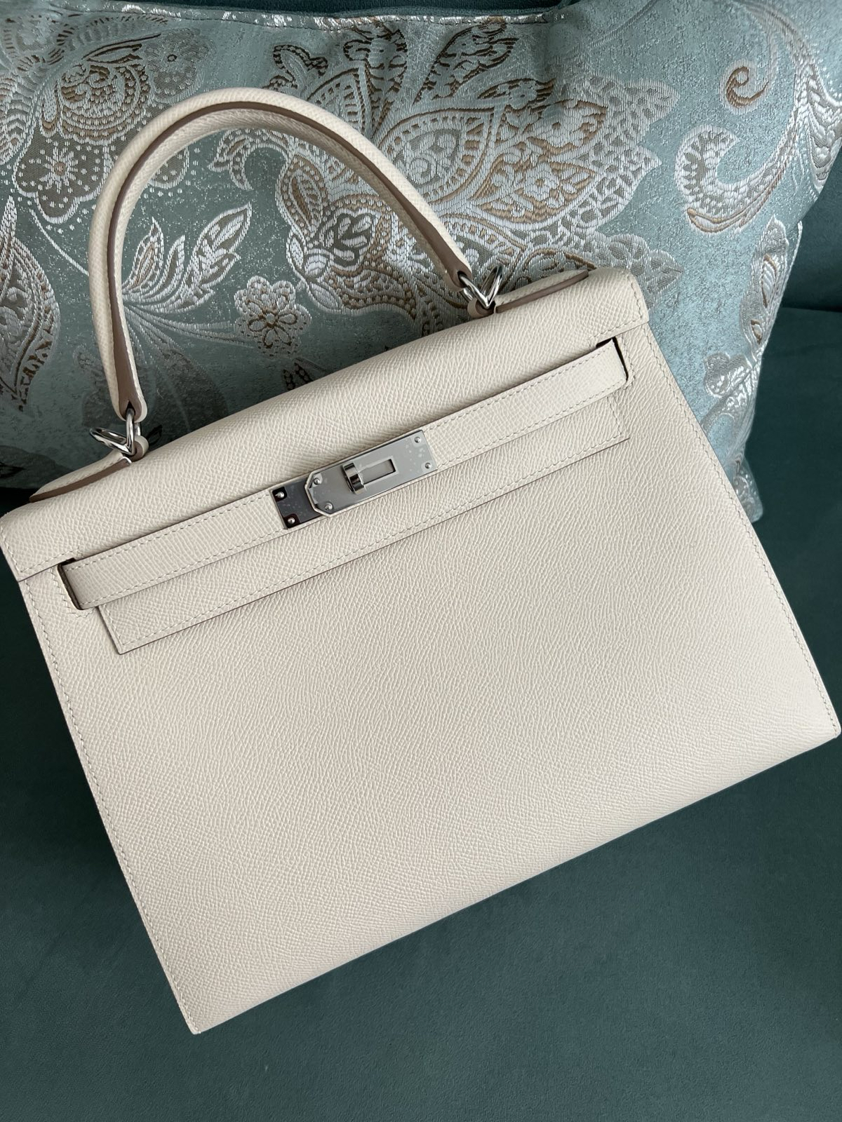 СУМКА HERMES KELLY 28 ручная работа детальное фото