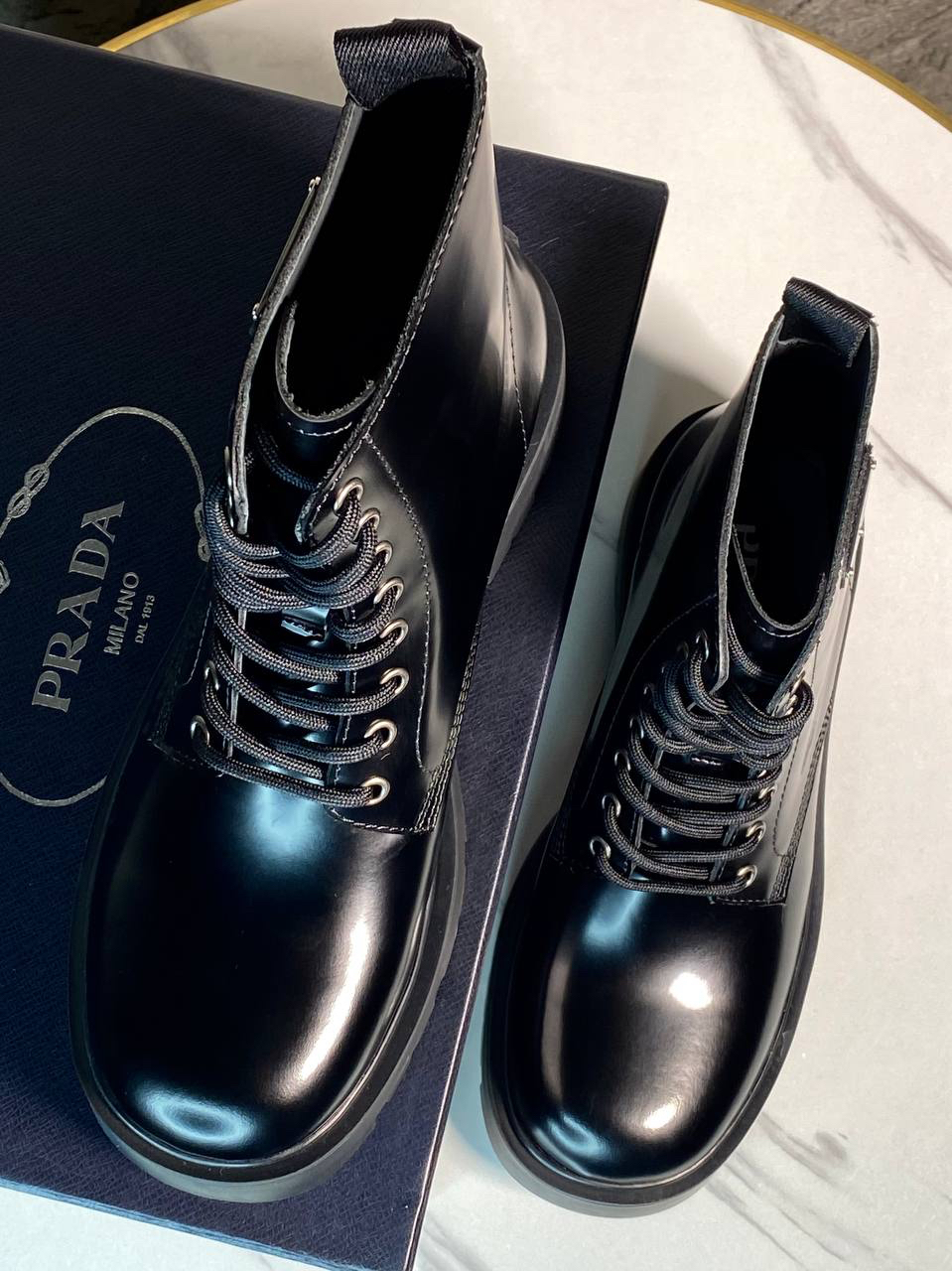 МУЖСКИЕ БОТИНКИ PRADA детальное фото