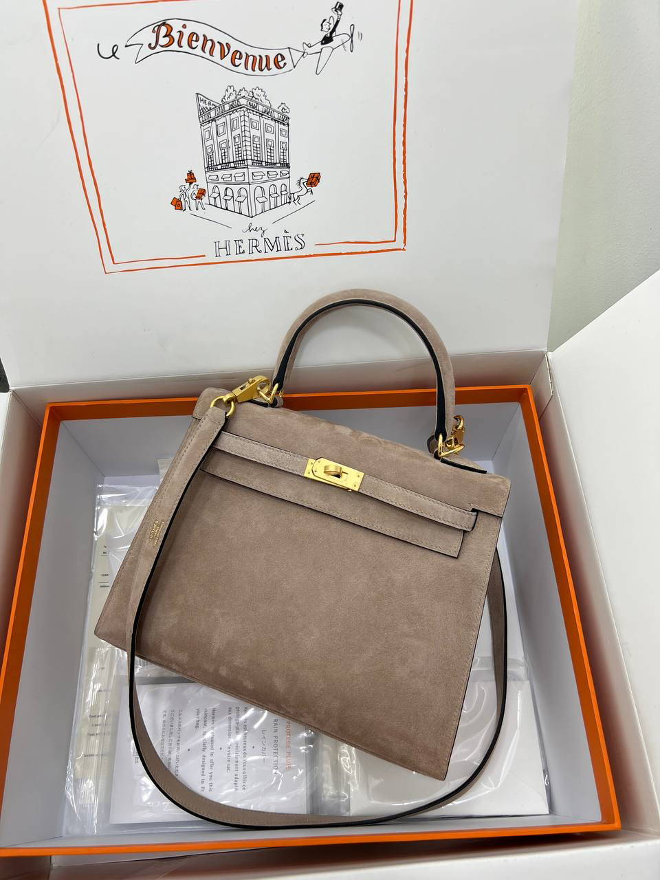 СУМКА HERMES KELLY 25 детальное фото