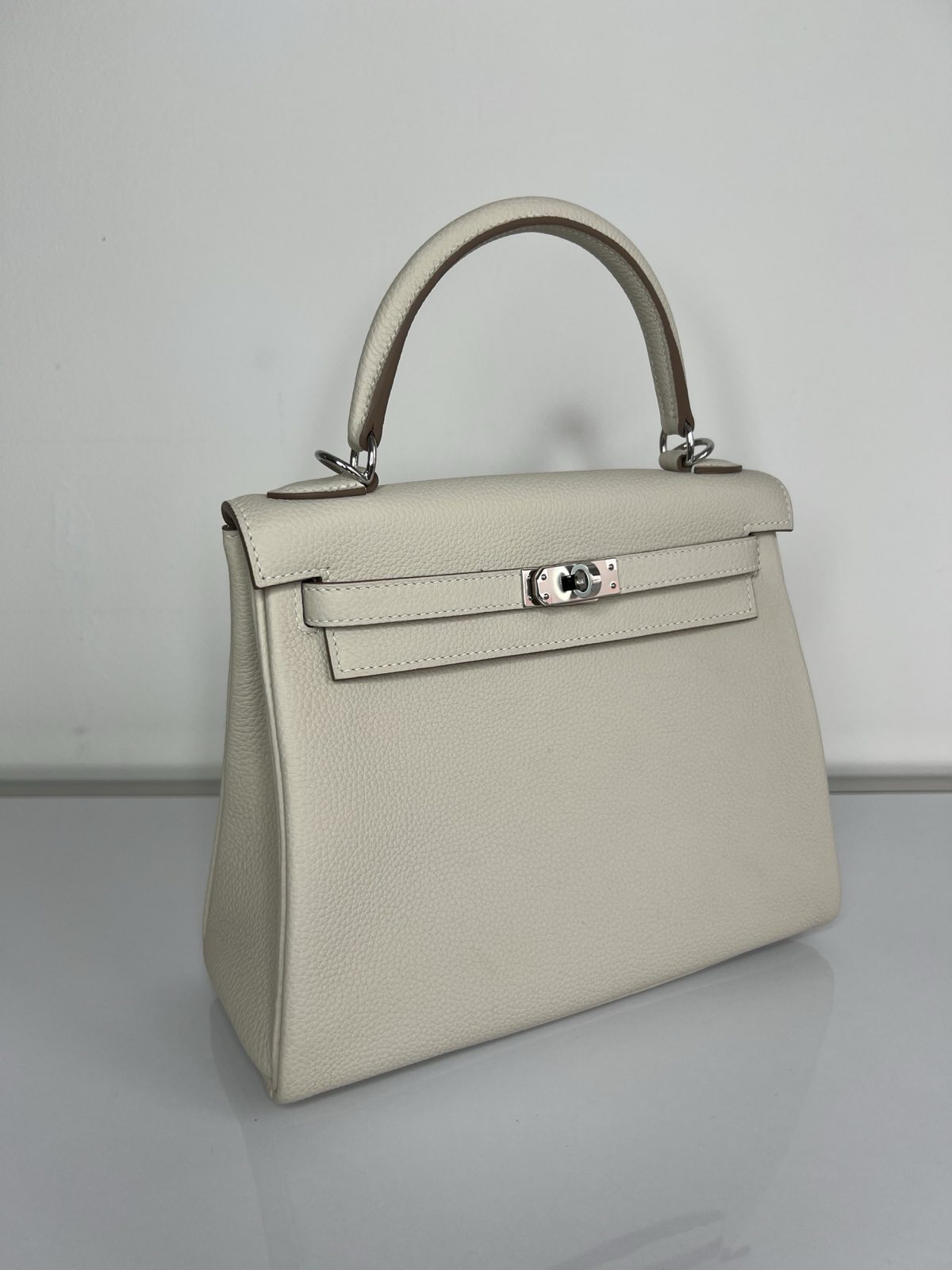 СУМКА HERMES KELLY 25 ручная работа детальное фото