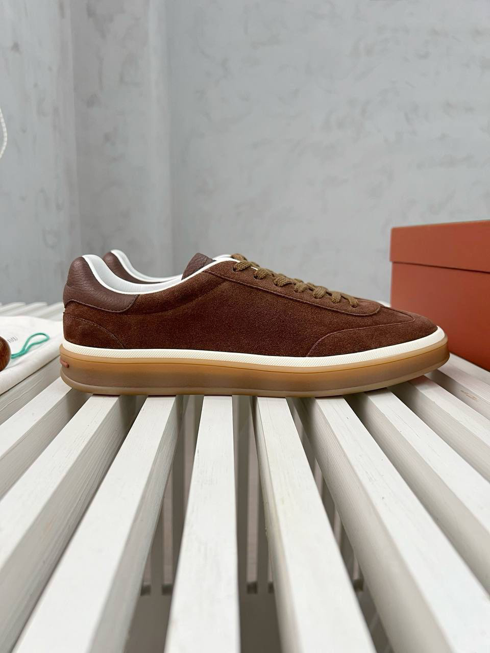 МУЖСКИЕ КЕДЫ LORO PIANA детальное фото