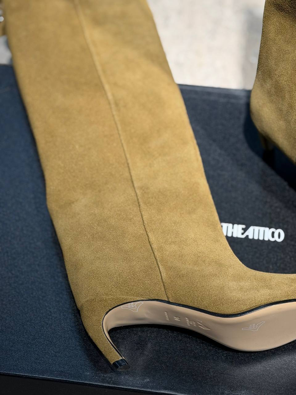 САПОГИ THE ATTICO детальное фото