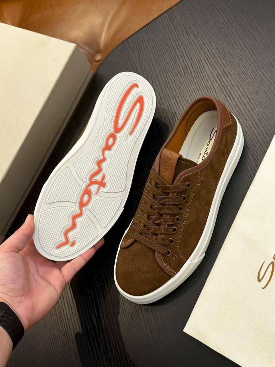МУЖСКИЕ КЕДЫ SANTONI детальное фото