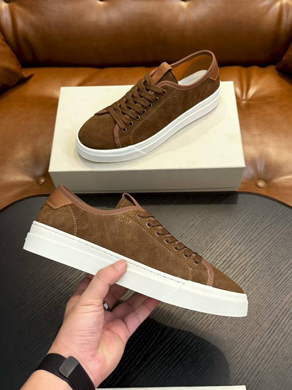 МУЖСКИЕ КЕДЫ SANTONI детальное фото