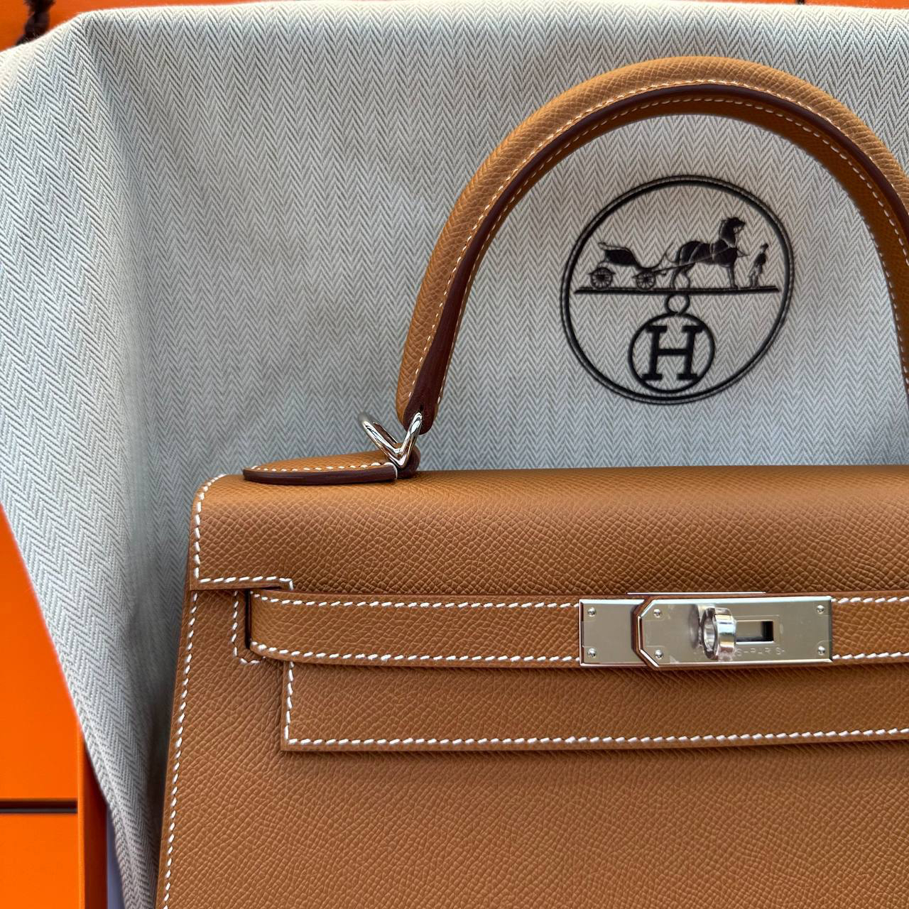 СУМКА HERMES KELLY 28 детальное фото