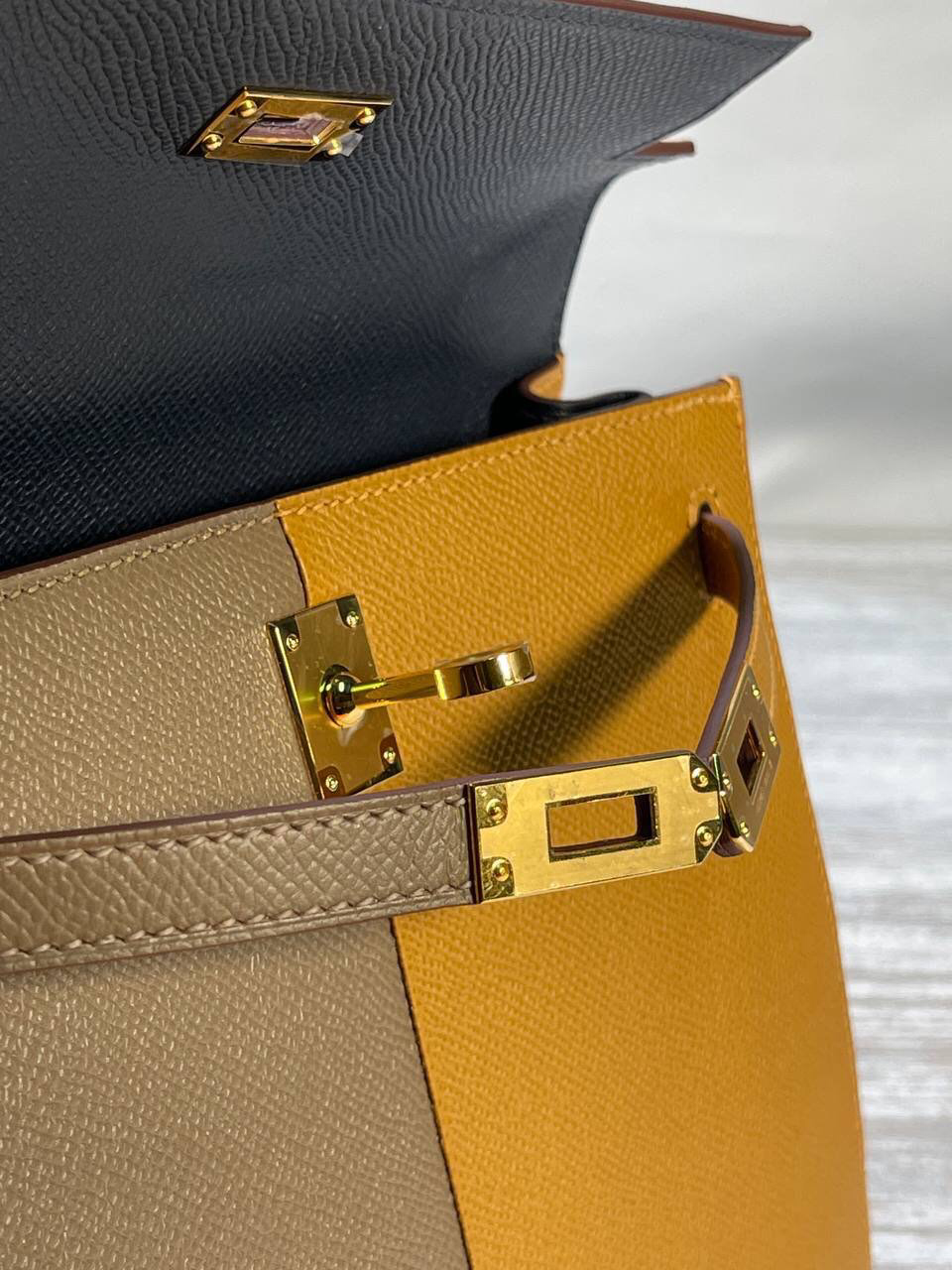 СУМКА HERMES KELLY 25 ручная работа детальное фото