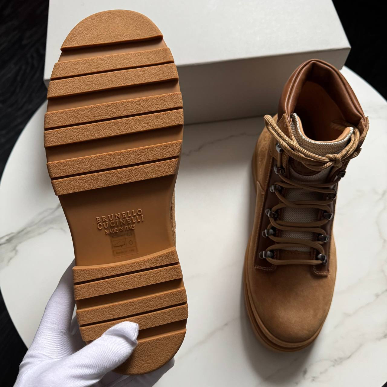 МУЖСКИЕ БОТИНКИ BRUNELLO CUCINELLI детальное фото
