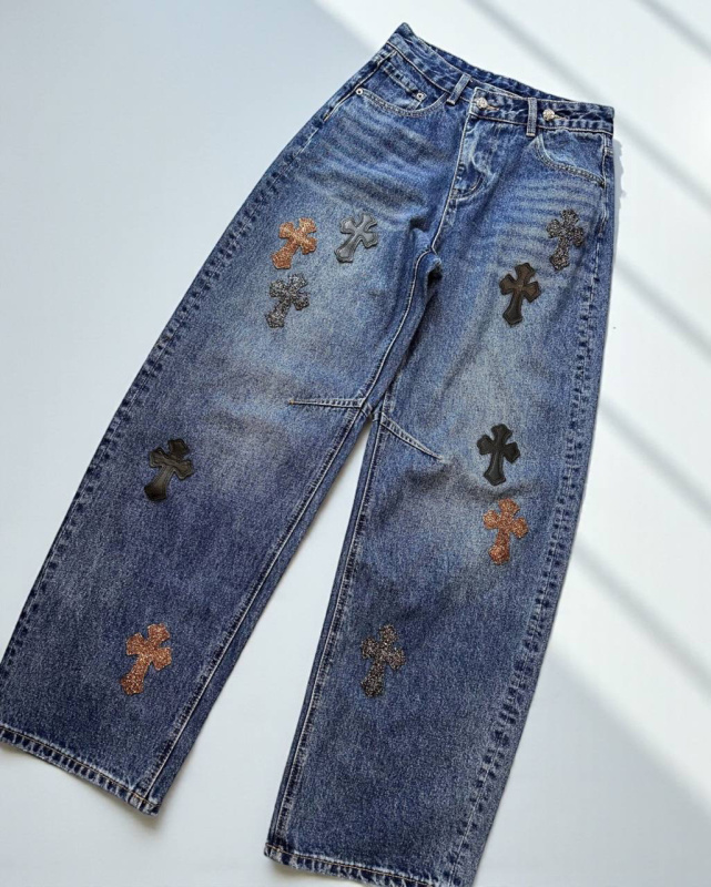 ДЖИНСЫ CHROME HEARTS фото