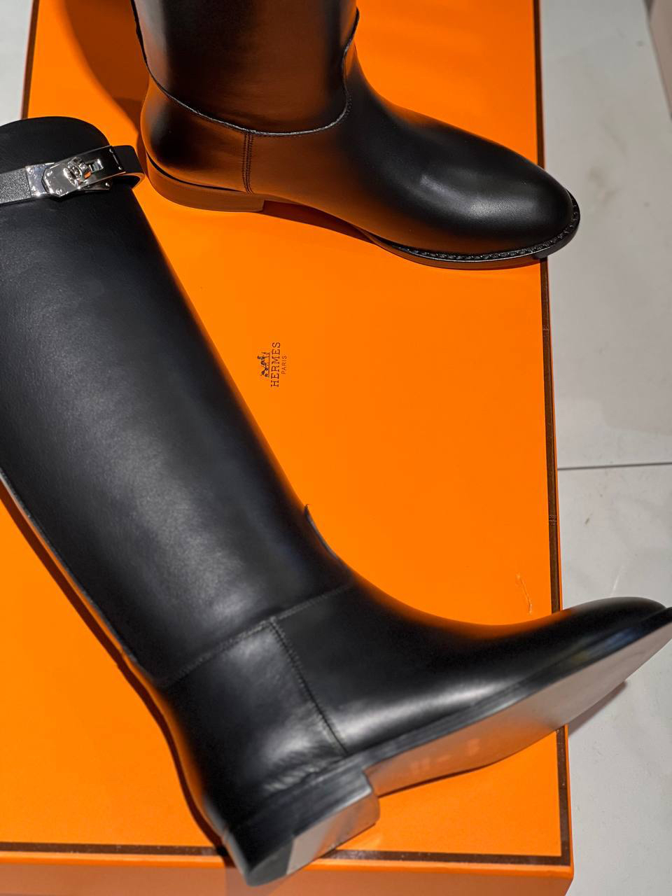САПОГИ HERMES детальное фото