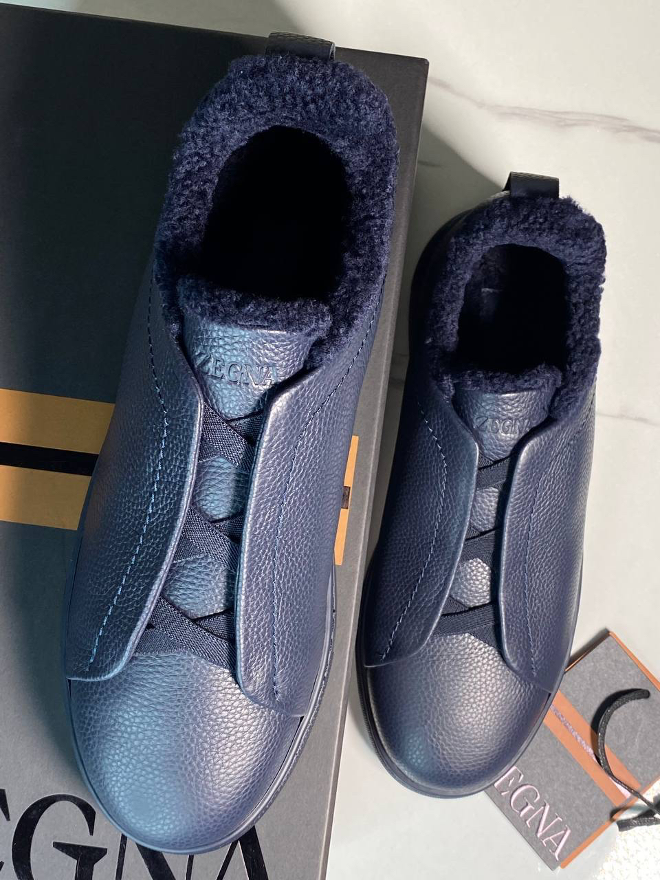 МУЖСКИЕ КЕДЫ ZEGNA детальное фото