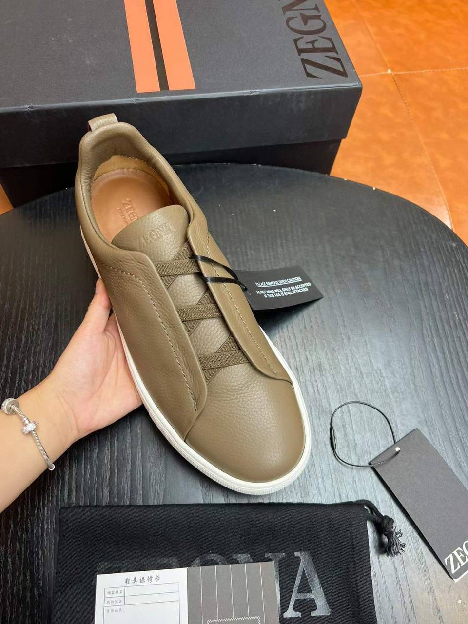 МУЖСКИЕ КЕДЫ ZEGNA детальное фото