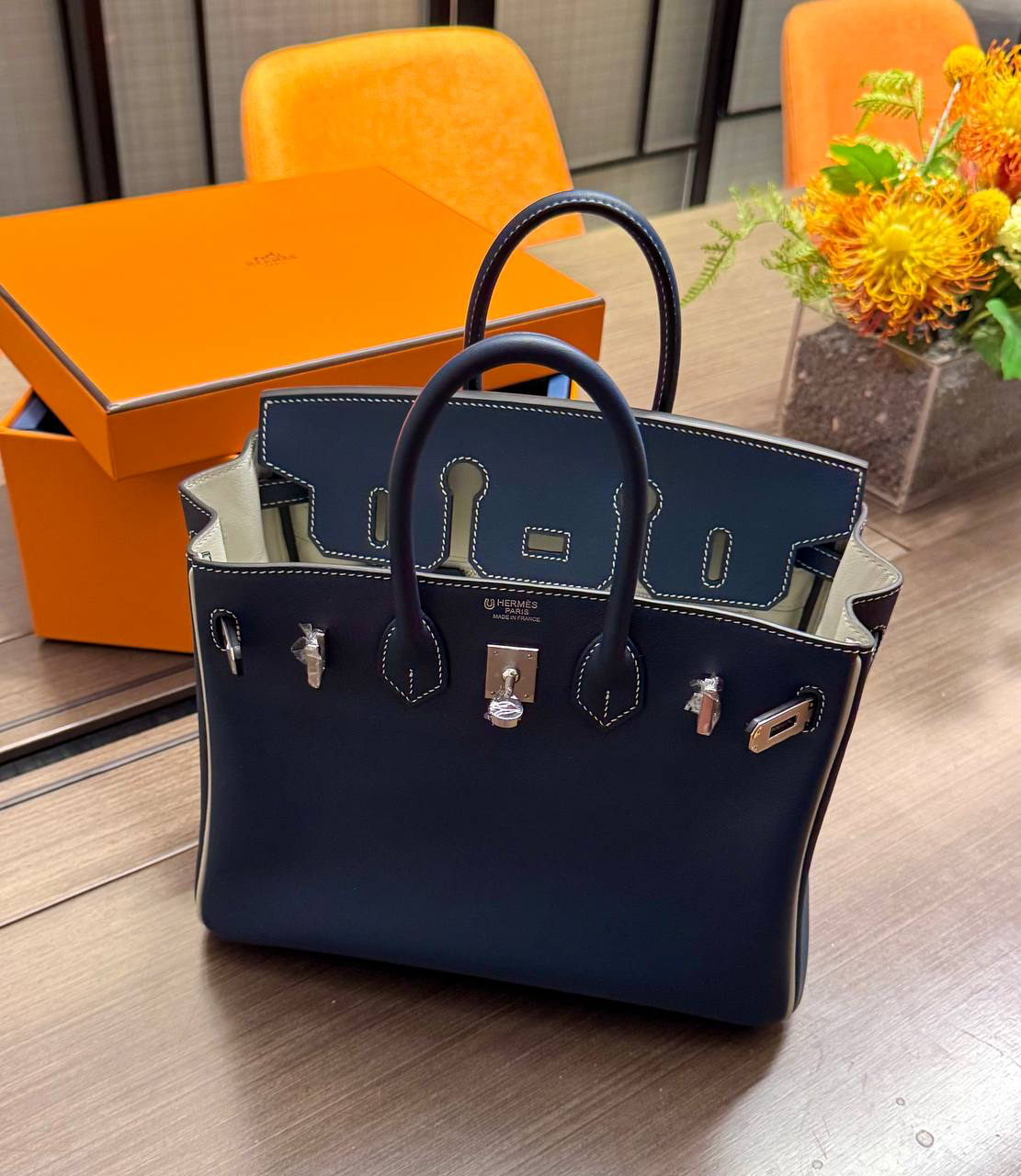 СУМКА HERMES BIRKIN 25 SWIFT детальное фото
