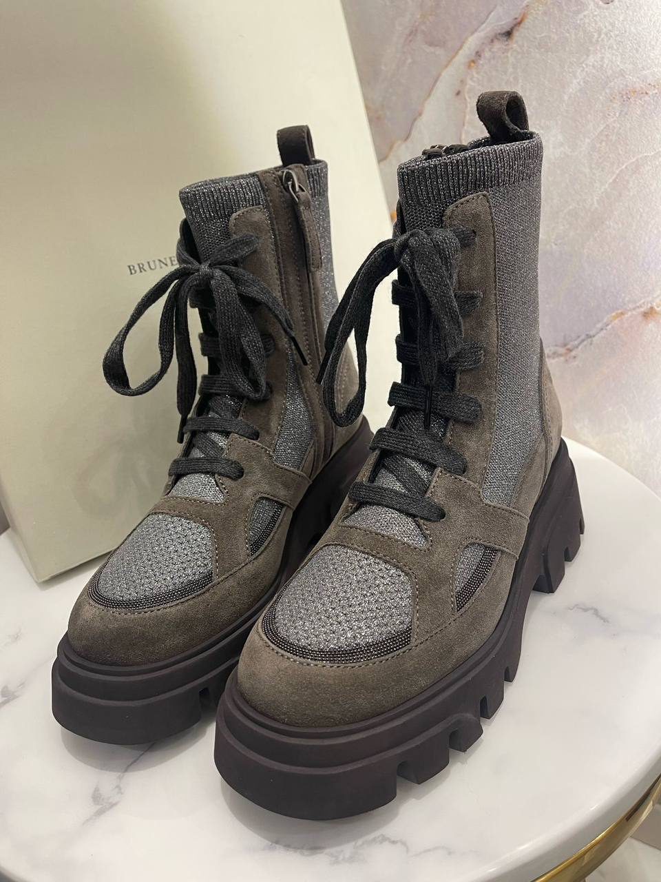 БОТИНКИ BRUNELLO CUCINELLI детальное фото