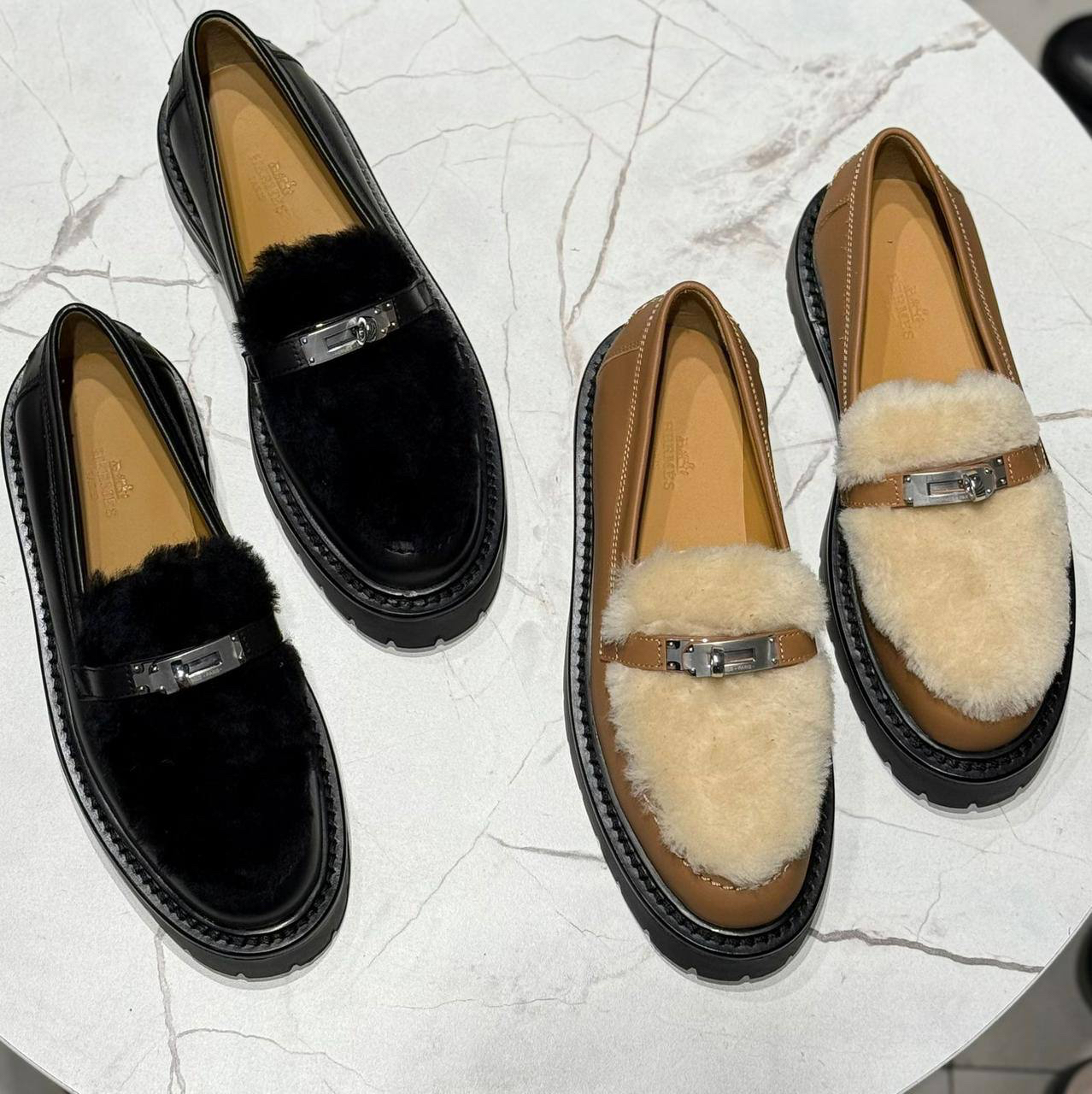 ЛОФЕРЫ HERMES детальное фото