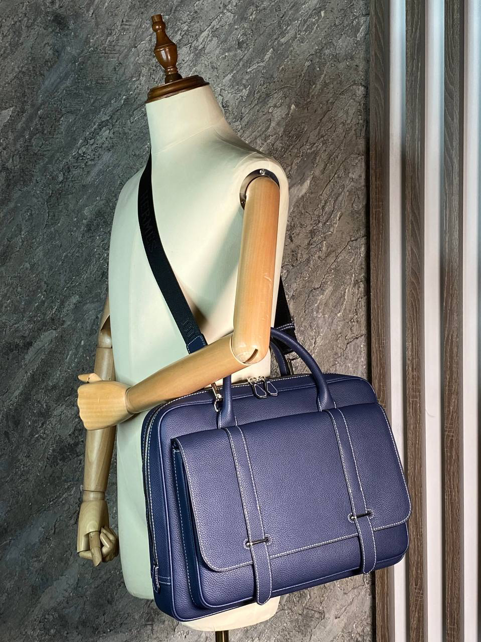 МУЖСКОЙ ПОРТФЕЛЬ HERMES детальное фото