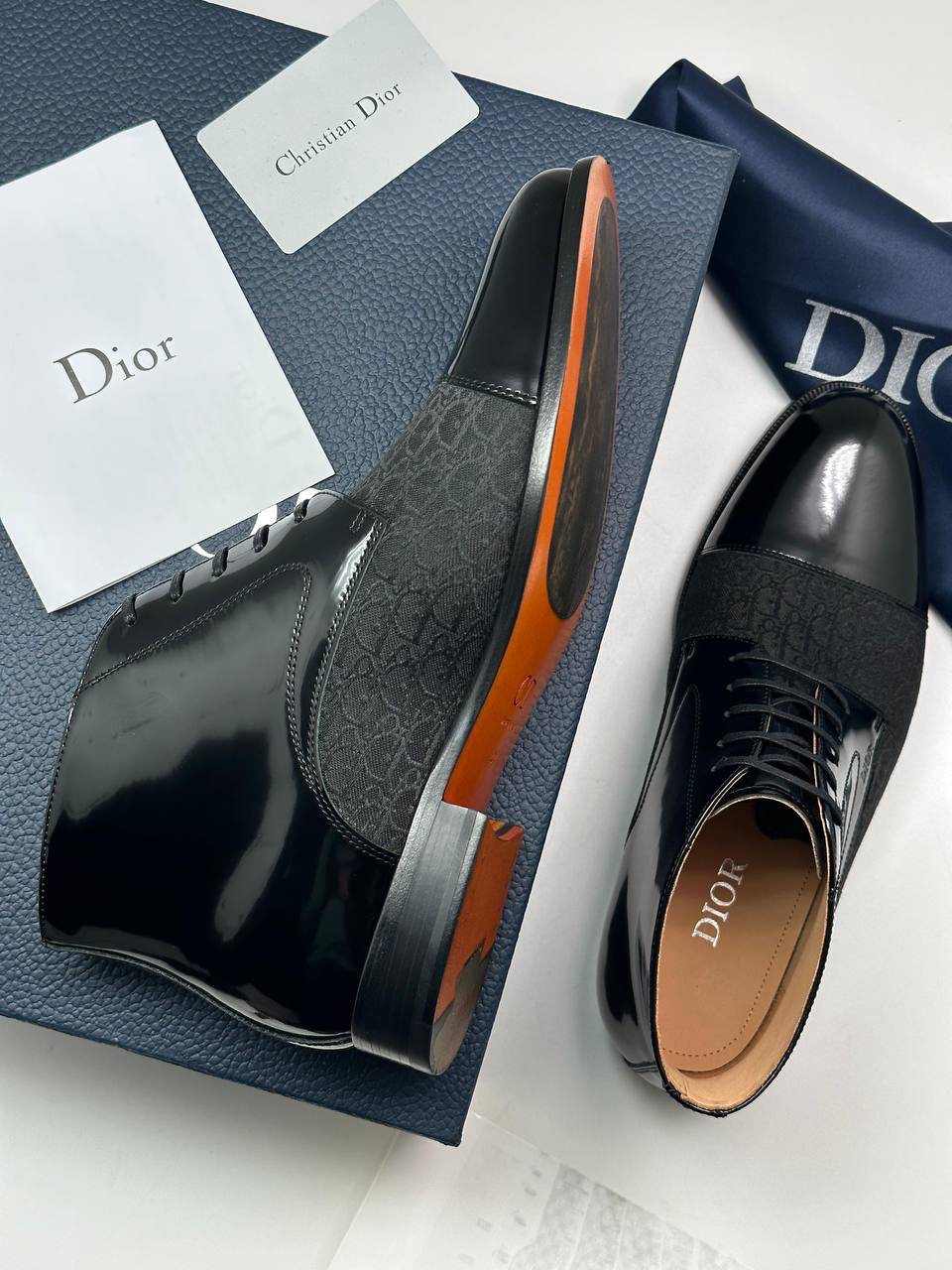 МУЖСКИЕ БОТИНКИ CHRISTIAN DIOR детальное фото
