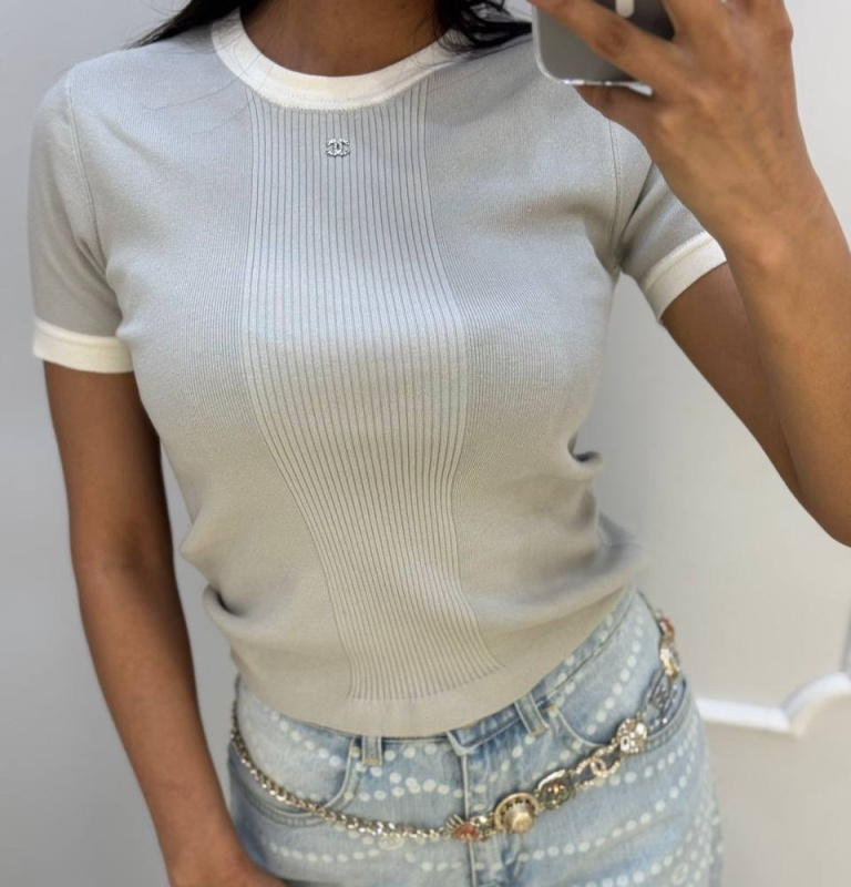 ФУТБОЛКА CHANEL фото