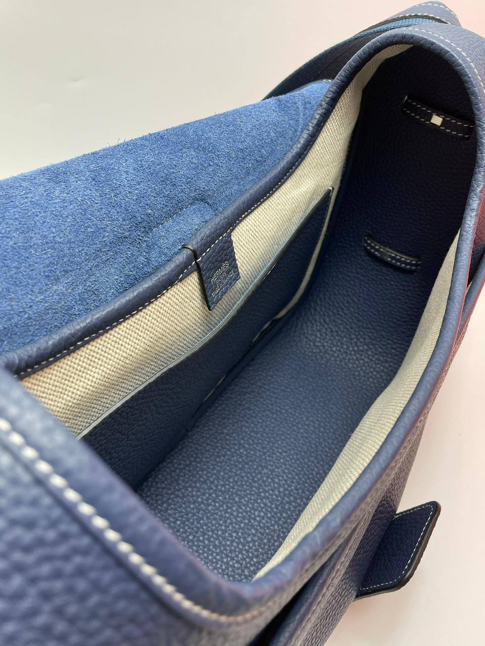 МУЖСКАЯ СУМКА МЕССЕНДЖЕР HERMES детальное фото
