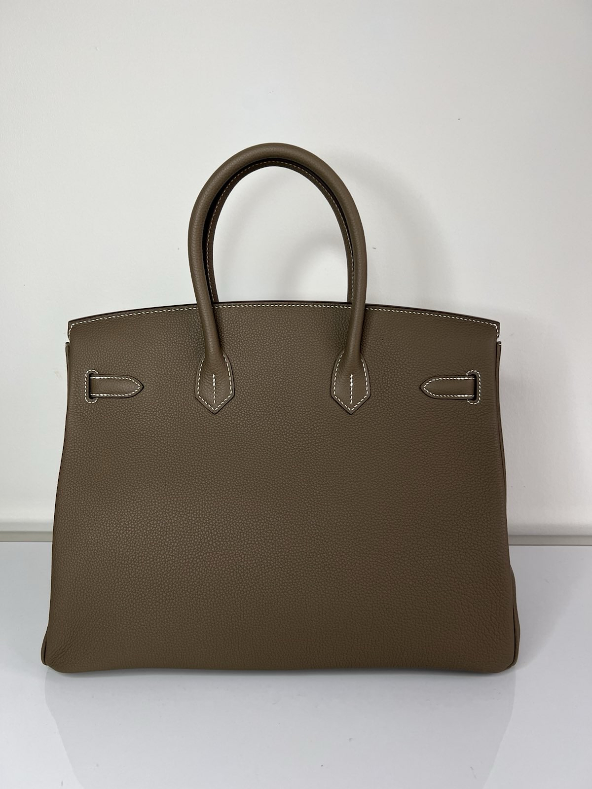 СУМКА HERMES BIRKIN 35 ручная работа детальное фото