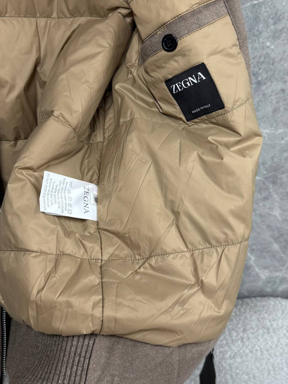 МУЖСКАЯ КУРТКА ZEGNA детальное фото