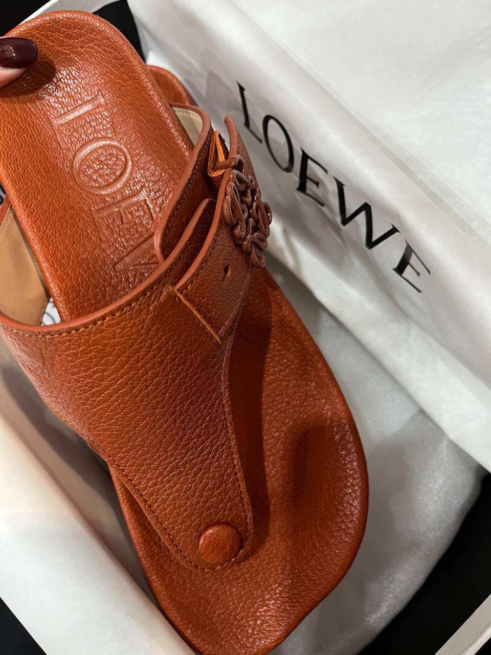 ШЛЕПКИ LOEWE детальное фото