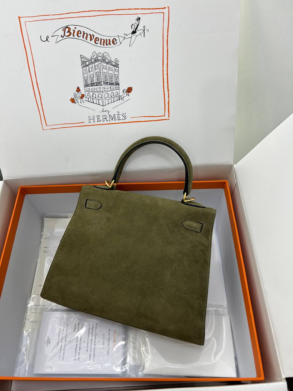 СУМКА HERMES KELLY 25 детальное фото