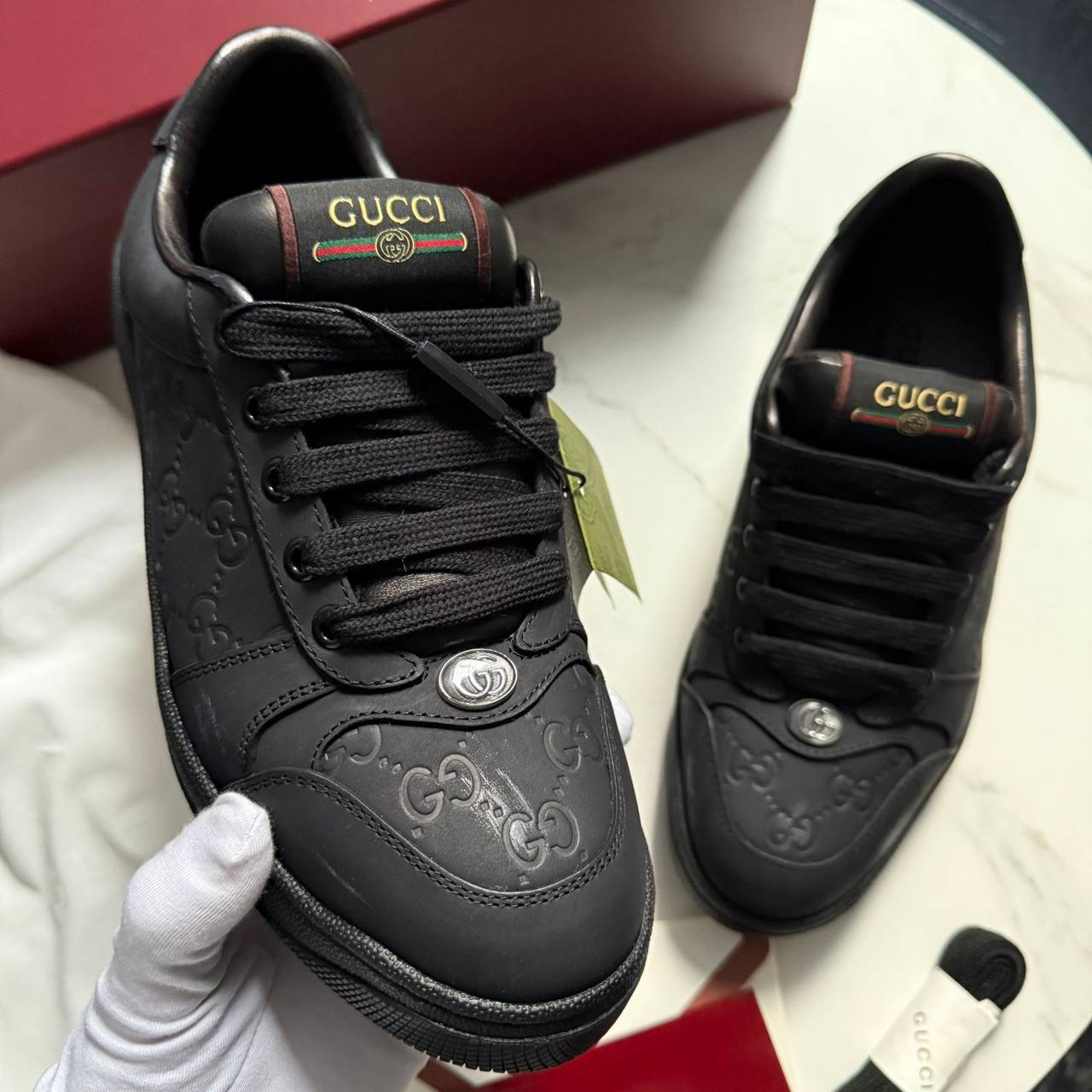МУЖСКИЕ КЕДЫ GUCCI детальное фото