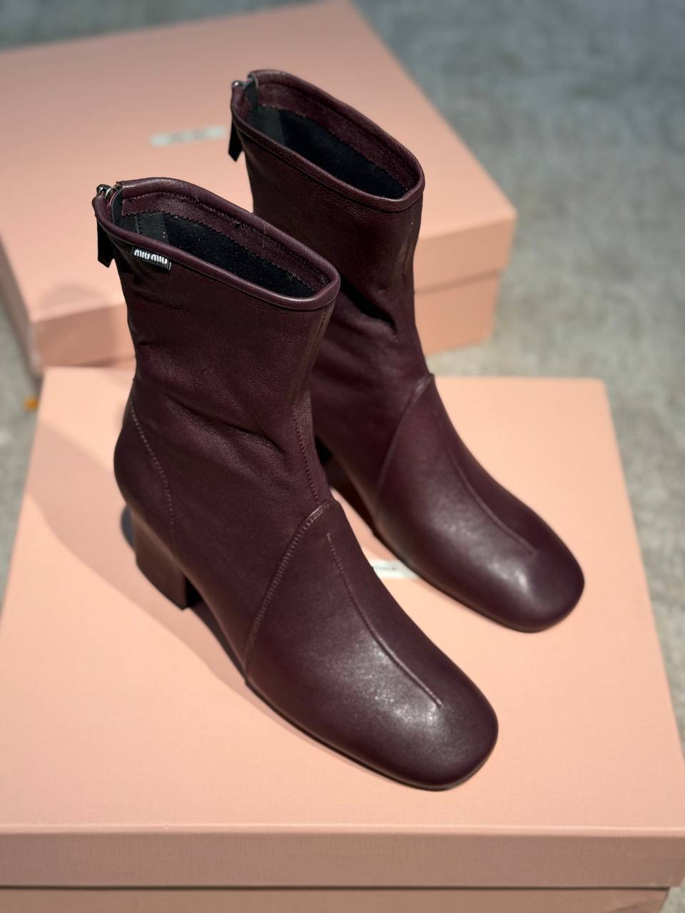 БОТИЛЬОНЫ MIU MIU детальное фото