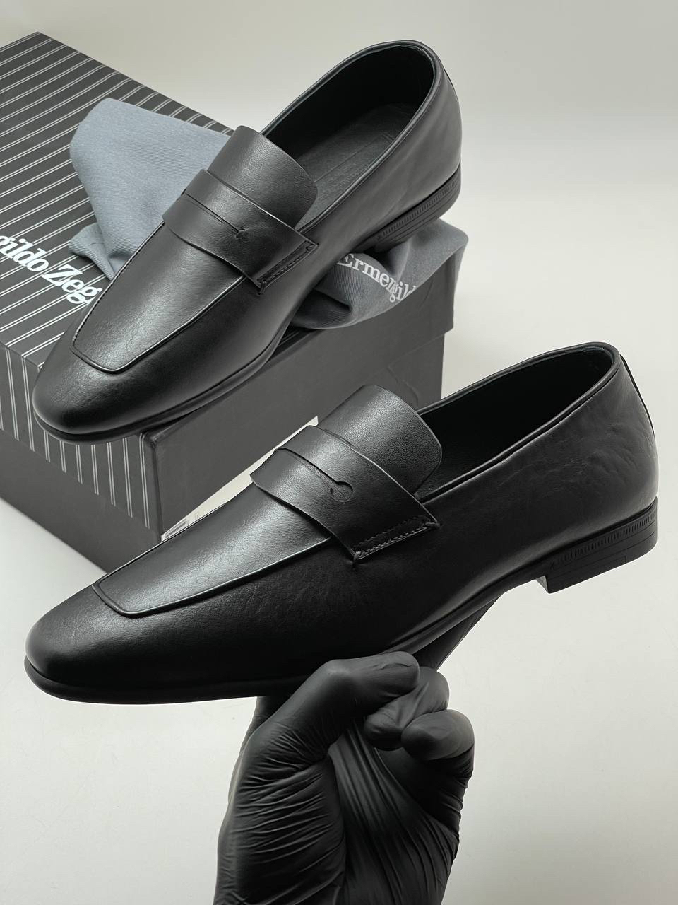 МУЖСКИЕ ЛОФЕРЫ ZEGNA детальное фото