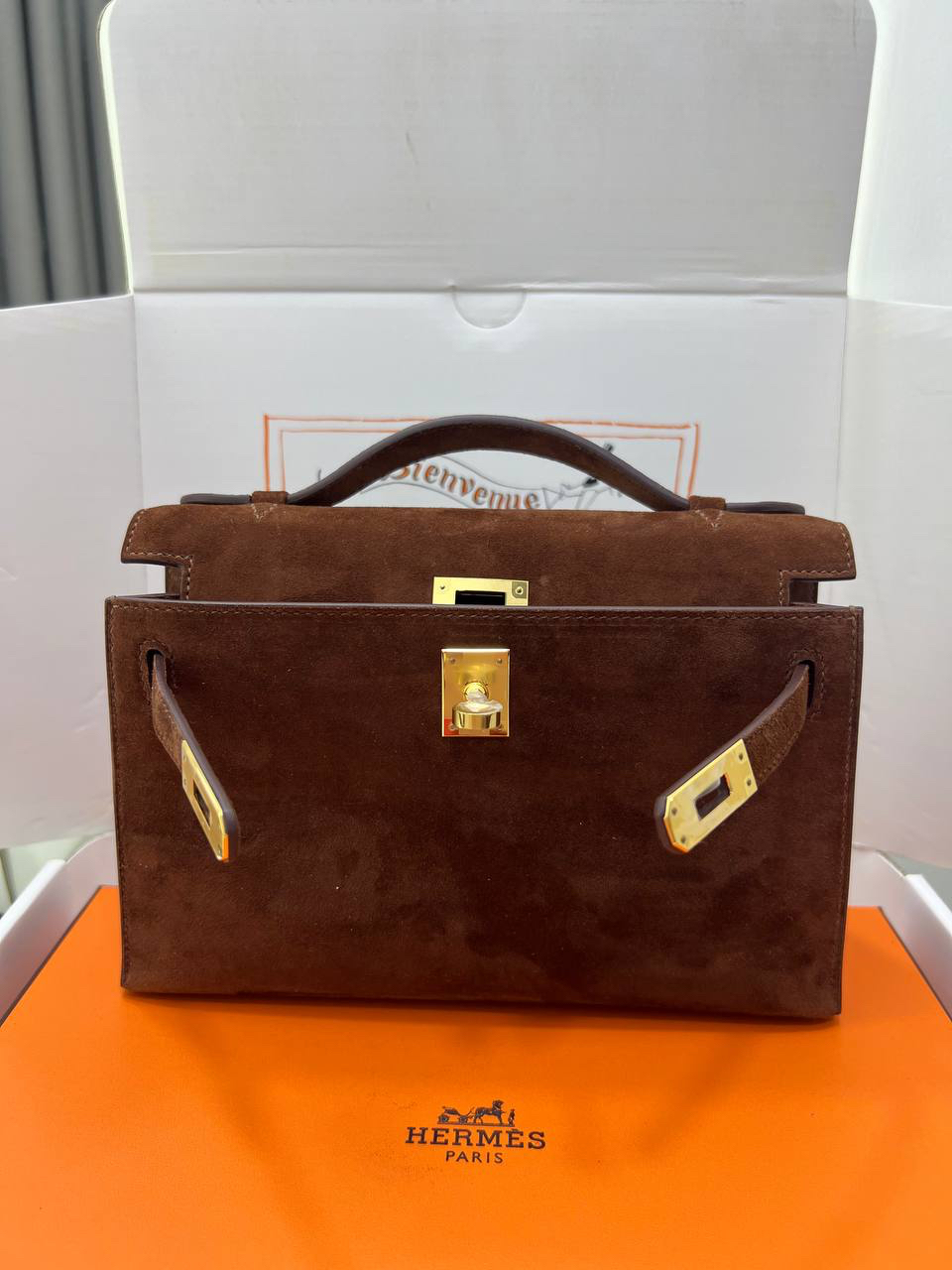 СУМКА HERMES KELLY POCHETTE детальное фото