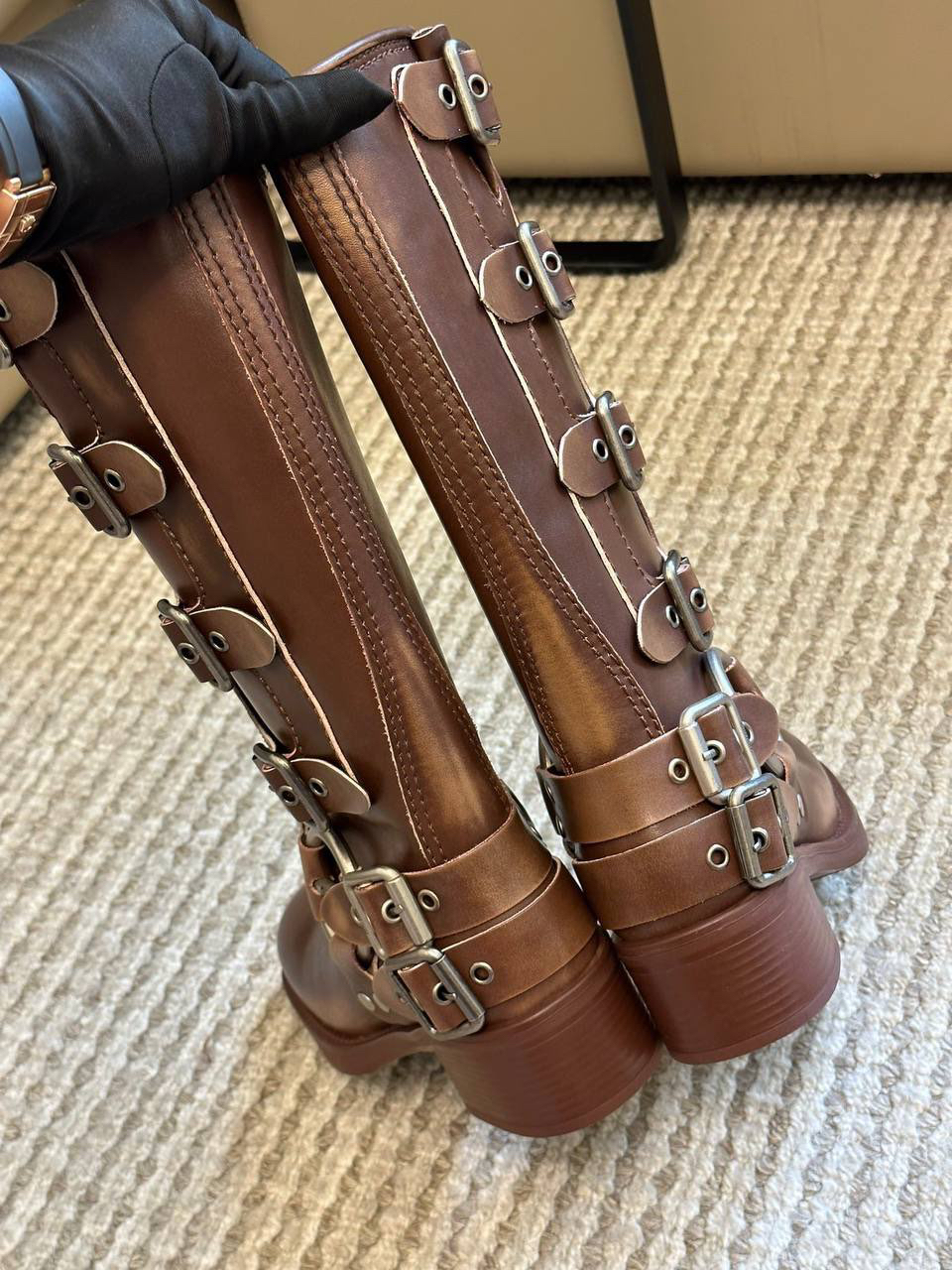САПОГИ MIU MIU детальное фото