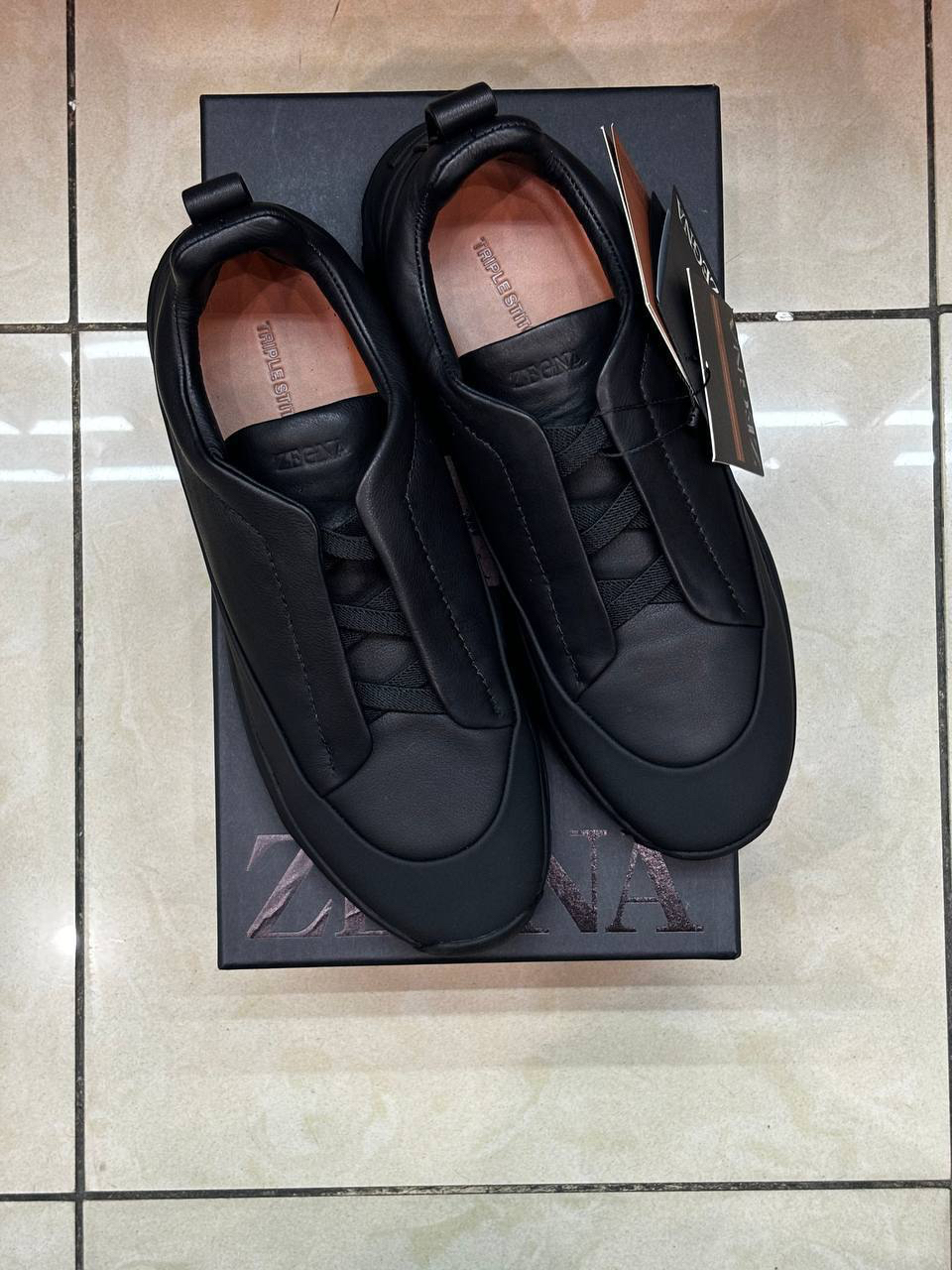 МУЖСКИЕ КРОССОВКИ ZEGNA детальное фото