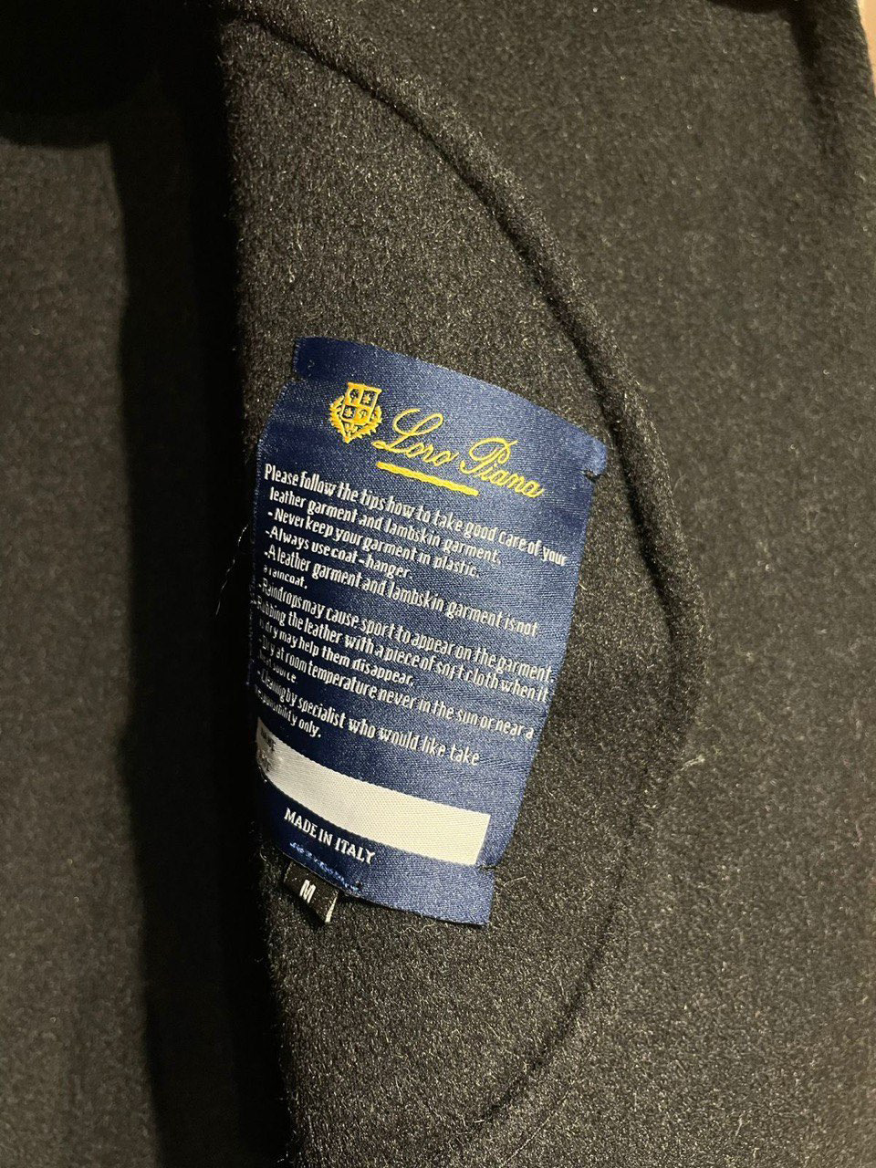 ПАЛЬТО LORO PIANA детальное фото
