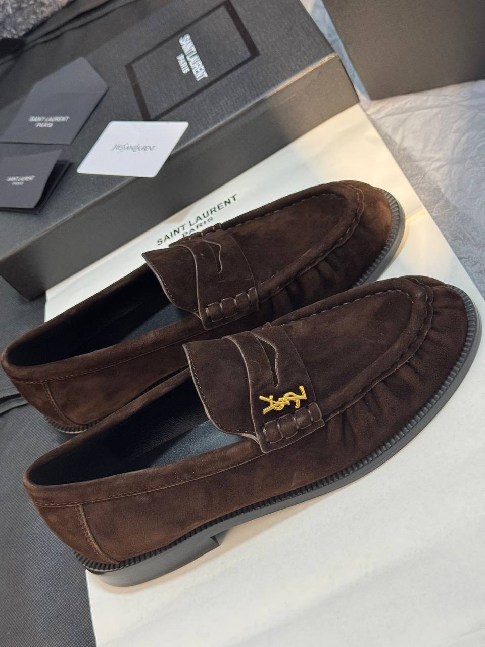 ЛОФЕРЫ SAINT LAURENT детальное фото