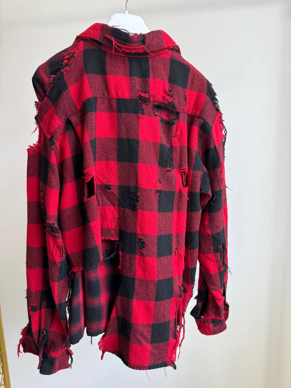 РУБАШКА УТЕПЛЕННАЯ MAISON MIHARA детальное фото