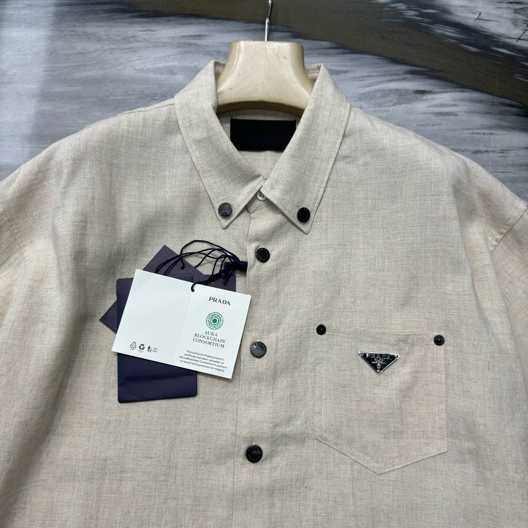 МУЖСКАЯ РУБАШКА PRADA детальное фото