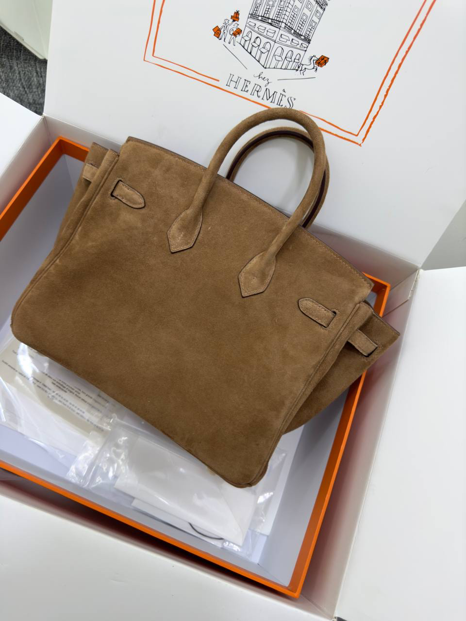 СУМКА HERMES BIRKIN 25 детальное фото